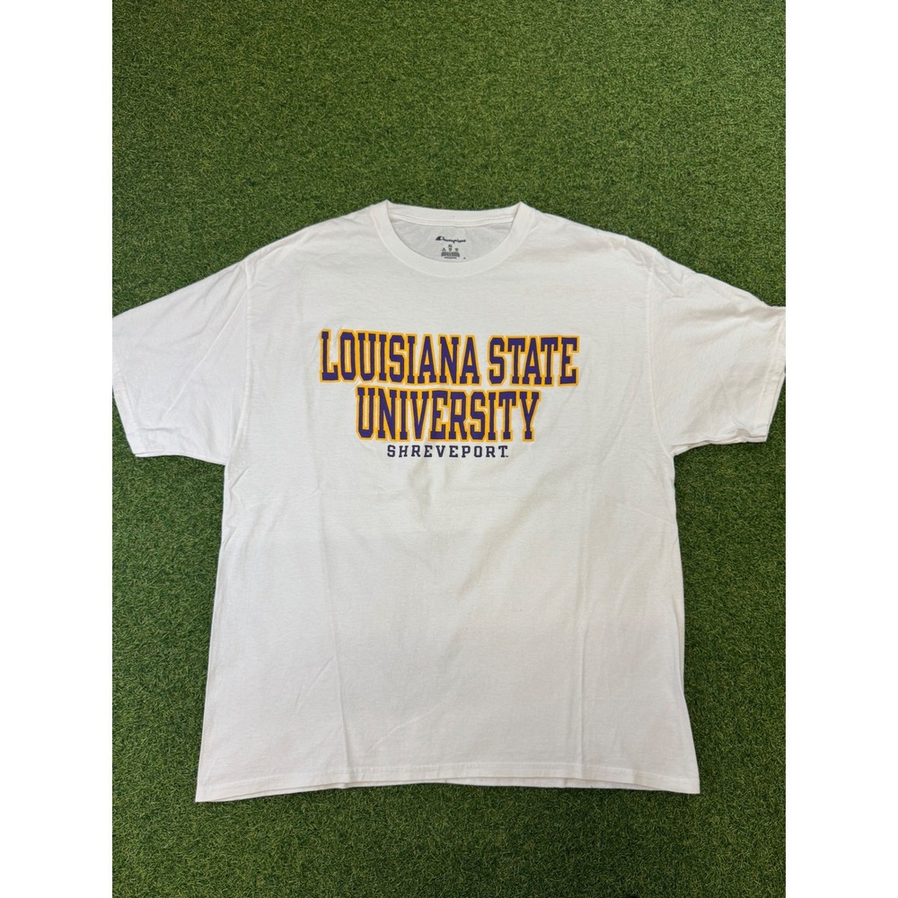 LSU Shreveport LSUS Graphic T-Shirt Mens XL White Short‎ Sleeve Tee